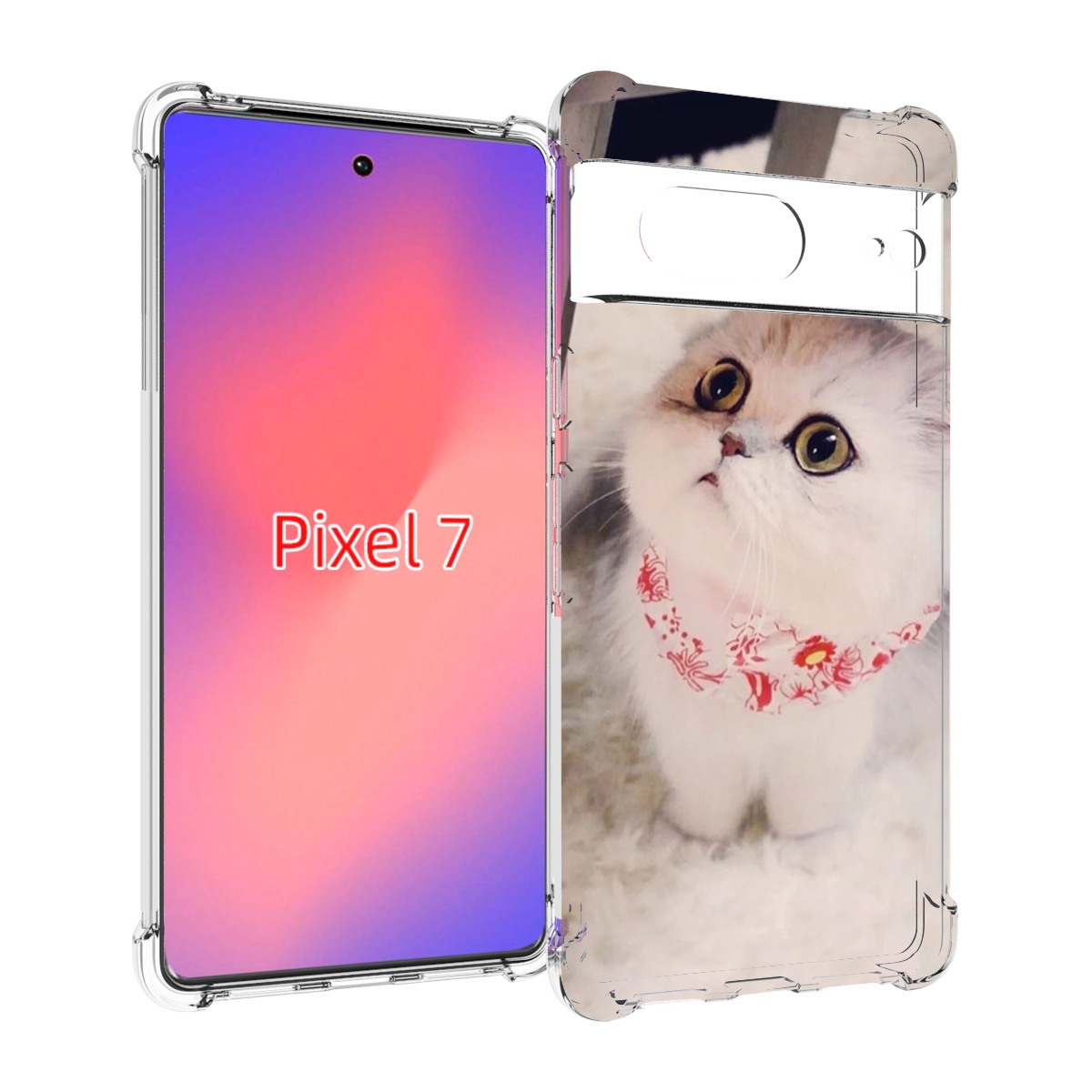 

Чехол Mypads Котеночек Женский Для Google Pixel 7, Прозрачный, Tocco