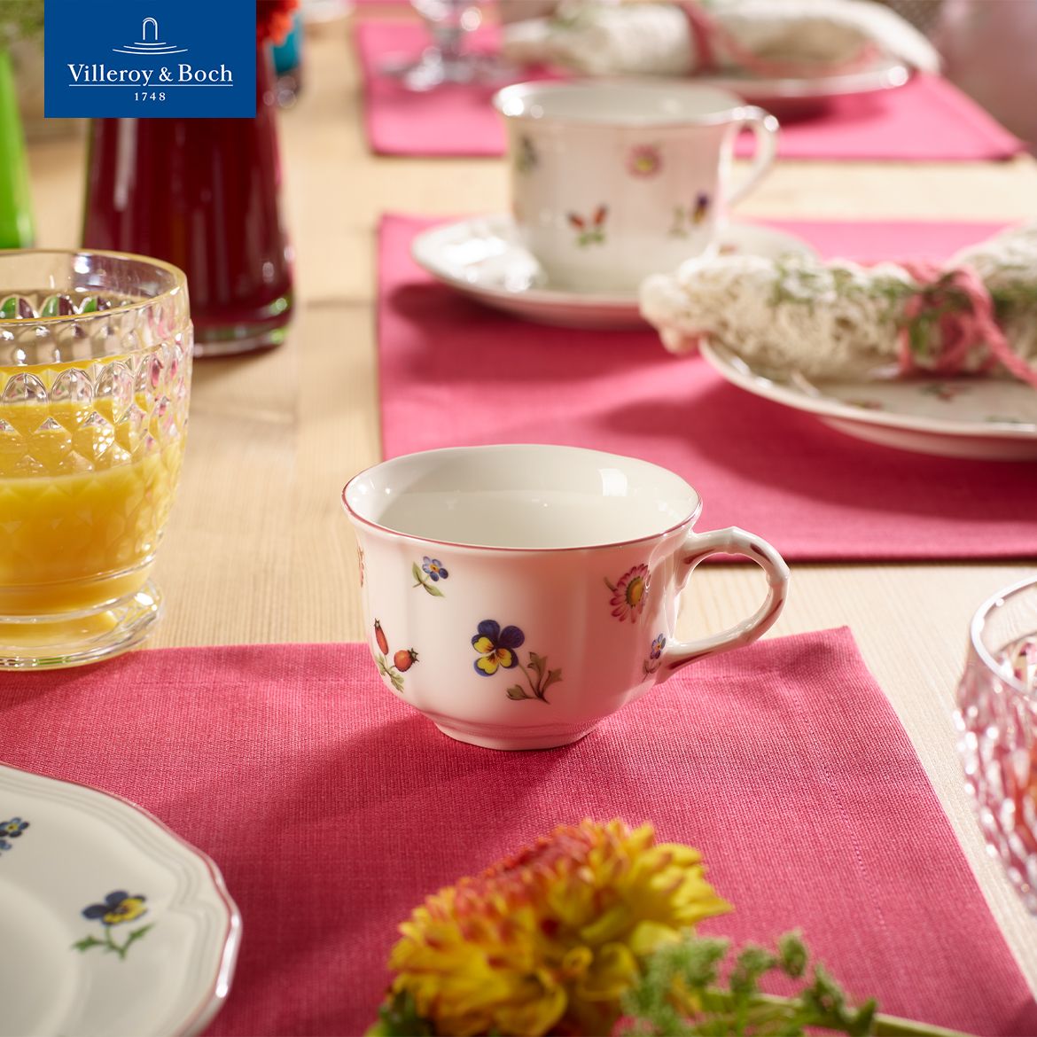 

Чайная чашка фарфоровая, 200 мл, Petite Fleur, Villeroy & Boch, Премиум-Фарфор, Petite Fleur