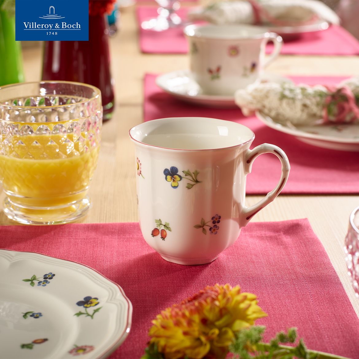 Кружка для чая и кофе, Villeroy & Boch, Petite Fleur, 300 мл