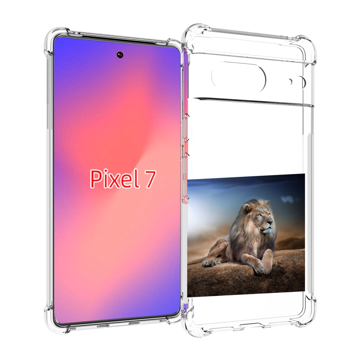 

Чехол Mypads Лев-Наблюдает Для Google Pixel 7, Прозрачный, Tocco