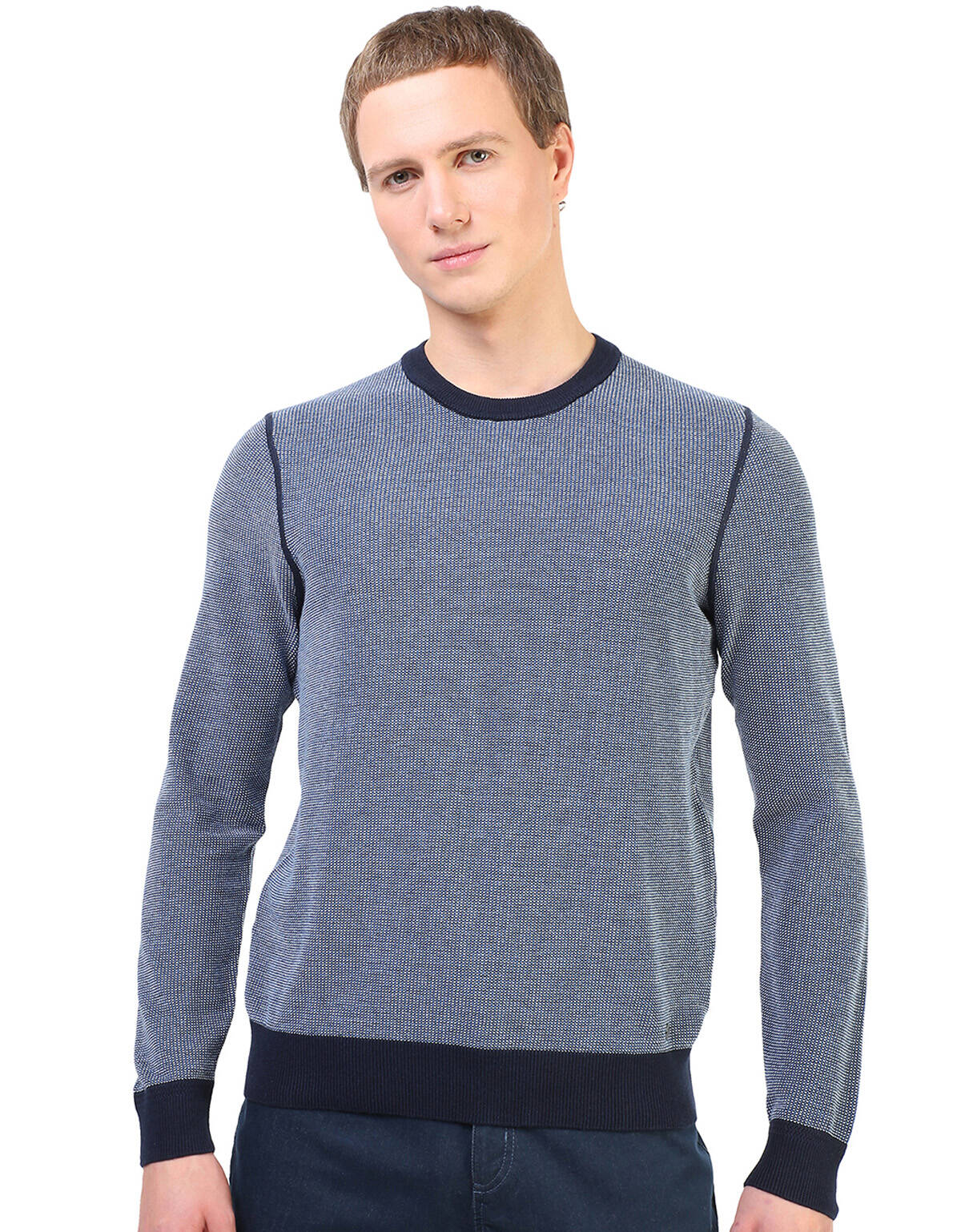 

Джемпер мужской 63101518 MARVELIS синий 3XL, 63101518