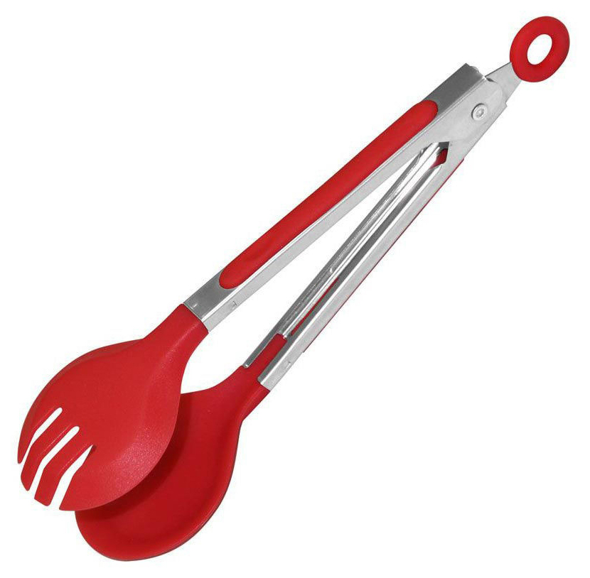 

Щипцы кухонные Mallony Tongs-03 универсальные 17 см, Красный;серебристый