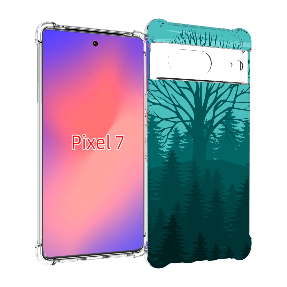 

Чехол Mypads Лес Для Google Pixel 7, Прозрачный, Tocco