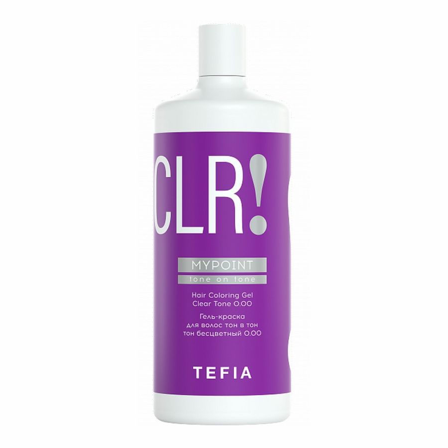 

Гель-краска для волос Tefia Mypoint 0.00 Tone on Tone Hair Coloring Gel бесцветный 900 мл, kr-22367
