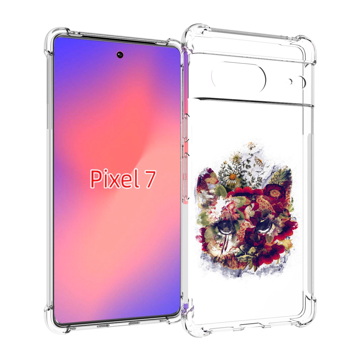 

Чехол Mypads Лиса В Цветах-2 Для Google Pixel 7, Прозрачный, Tocco