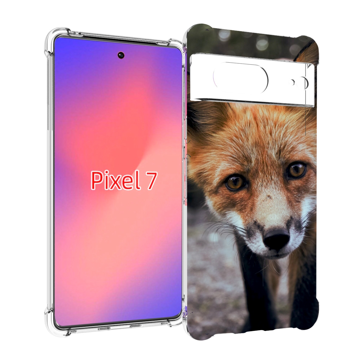 

Чехол Mypads Лисица Для Google Pixel 7, Прозрачный, Tocco