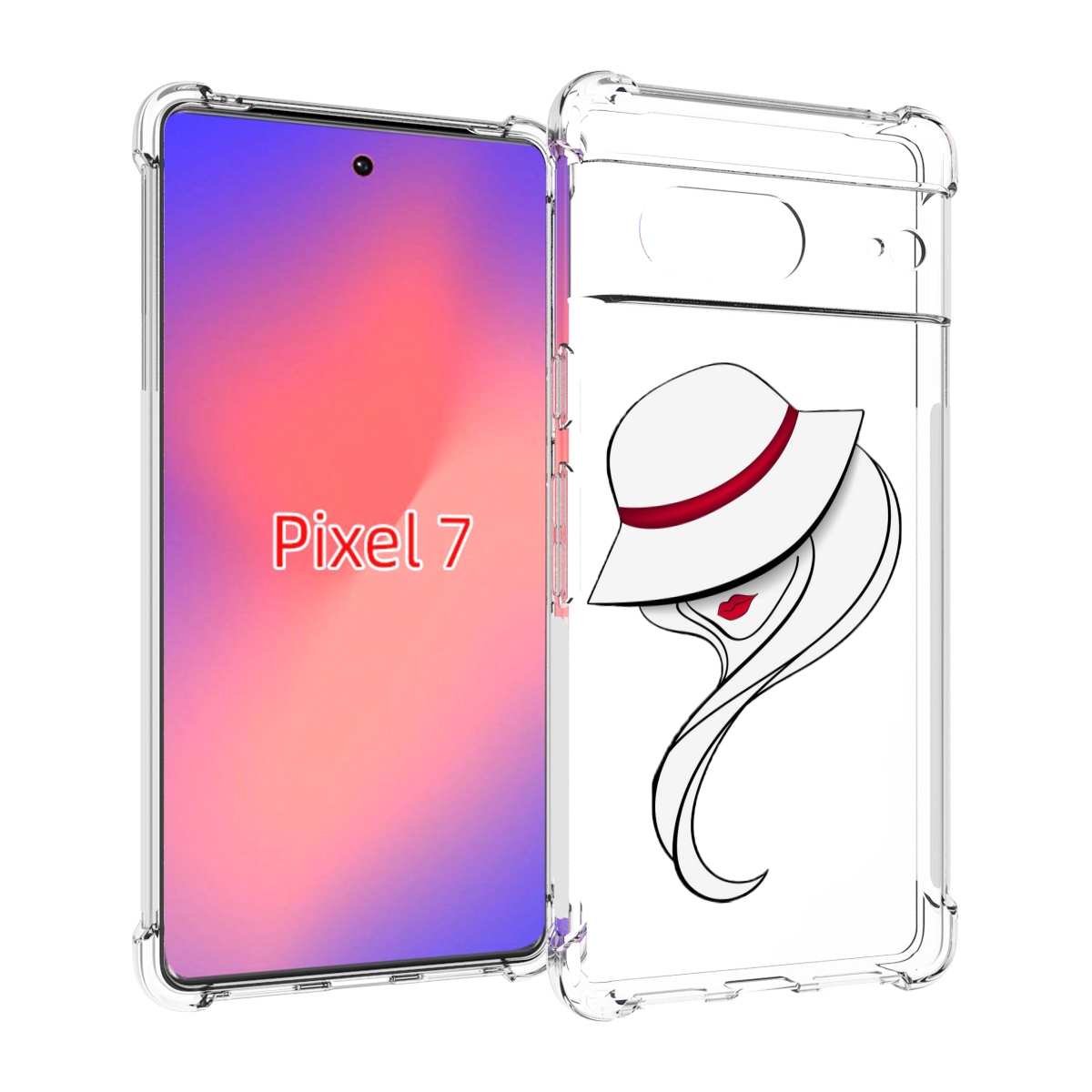 

Чехол Mypads Лого Женский Для Google Pixel 7, Прозрачный, Tocco