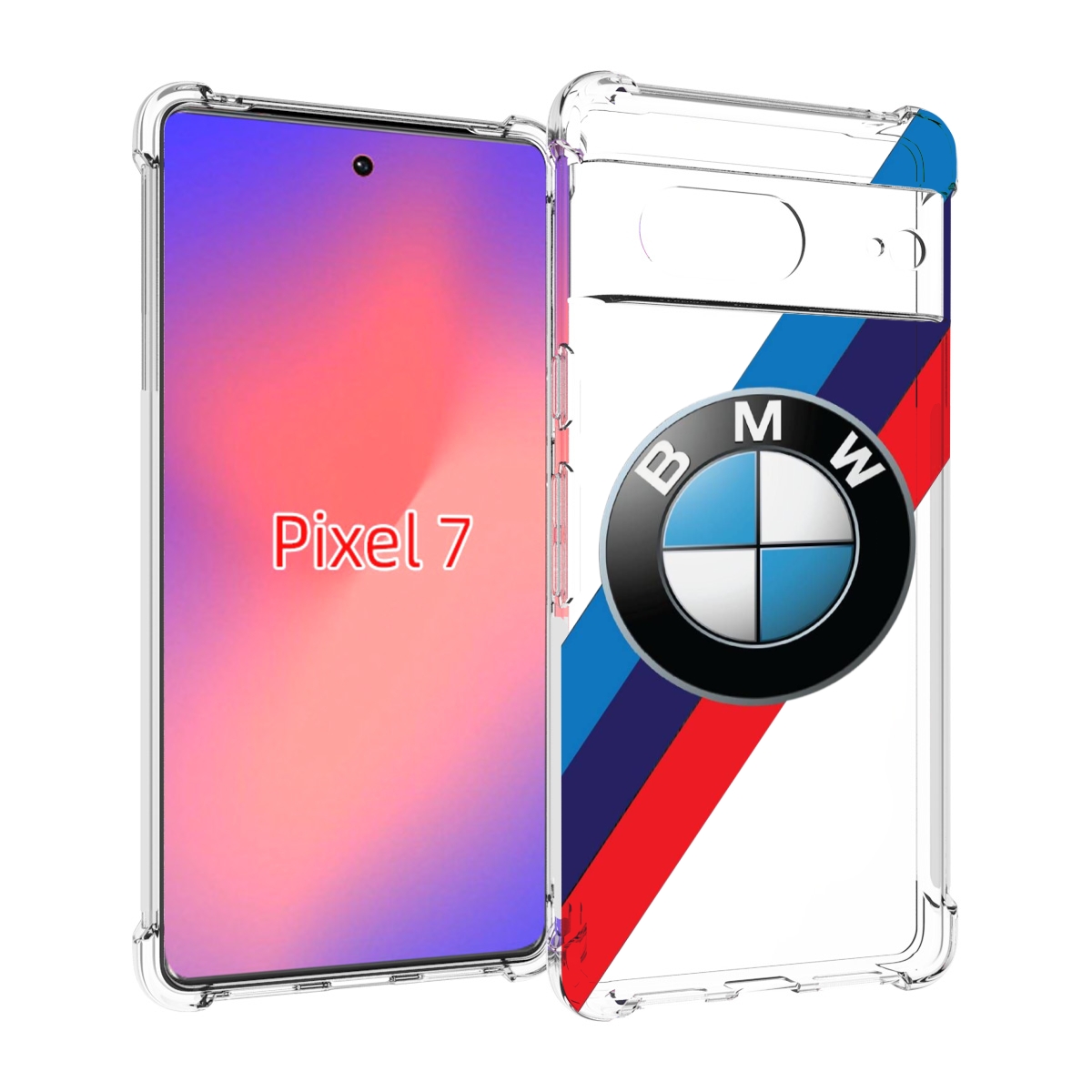 

Чехол Mypads Лого-Bmw Мужской Для Google Pixel 7, Прозрачный, Tocco