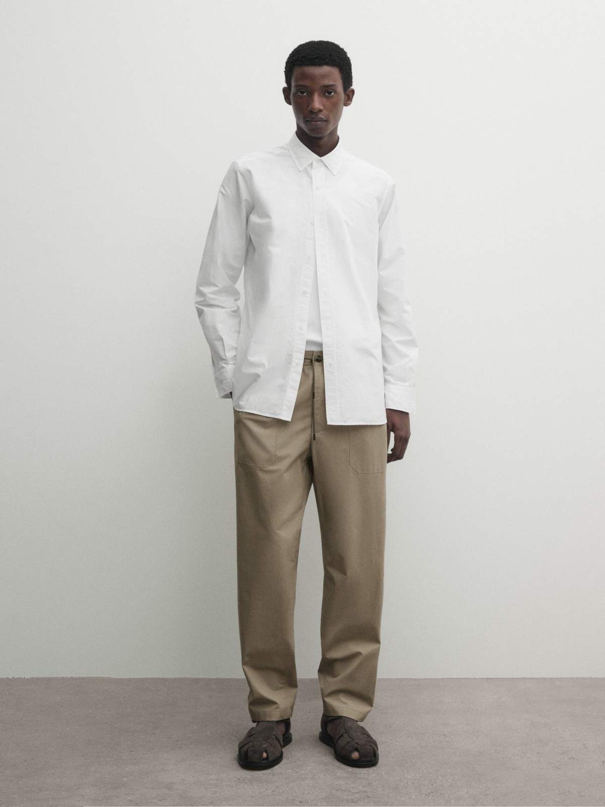 

Брюки мужские Massimo Dutti 0010/011-I2024 зеленые L, Зеленый, 0010/011-I2024