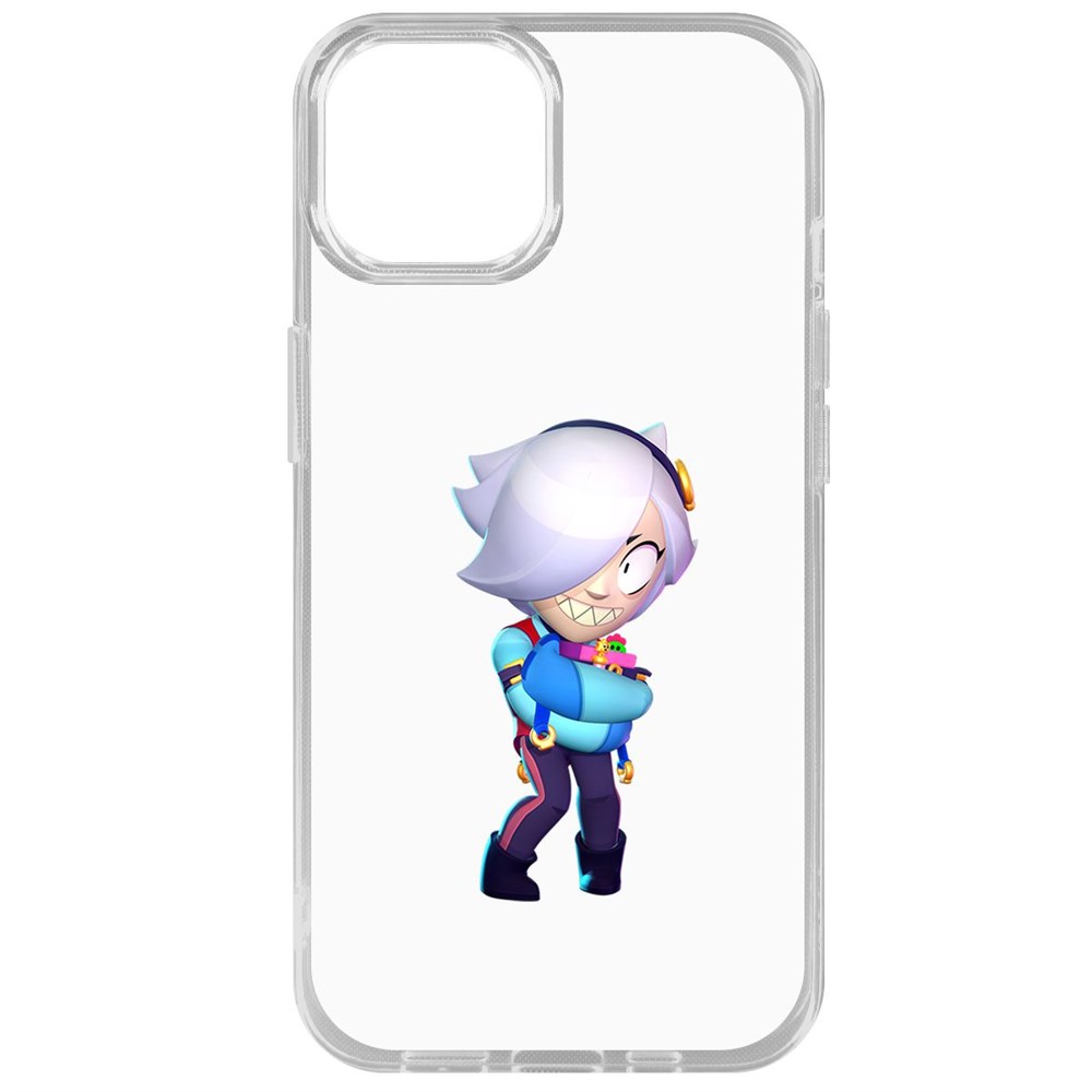 

Чехол-накладка Brawl Stars-Колетт для iPhone 14, Прозрачный
