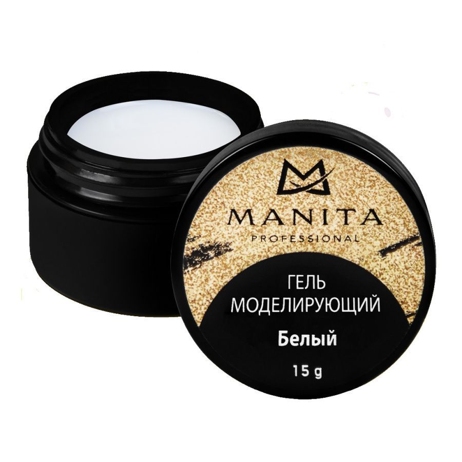 Гель для наращивания Manita Professional однофазный моделирующий №2 белый 15 г Россия