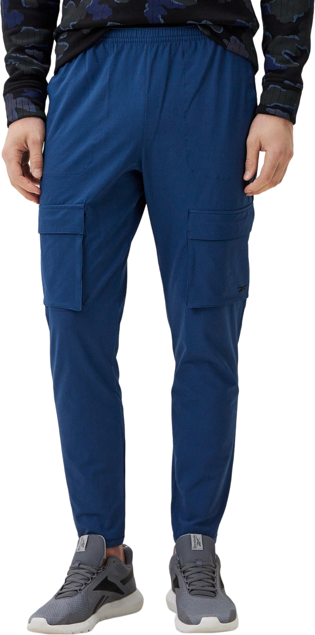 

Спортивные брюки мужские Reebok Active Collective Skystretch Woven Cargo Pant синие L, Синий, Active Collective Skystretch Woven Cargo Pant