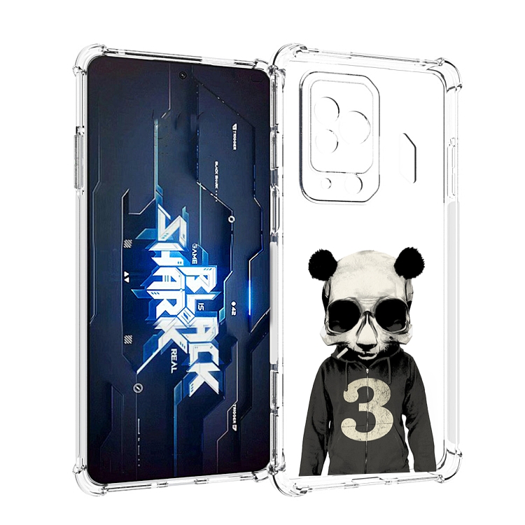 

Чехол MyPads Панда-в-костюме для Xiaomi Black Shark 5 Pro, Прозрачный, Tocco