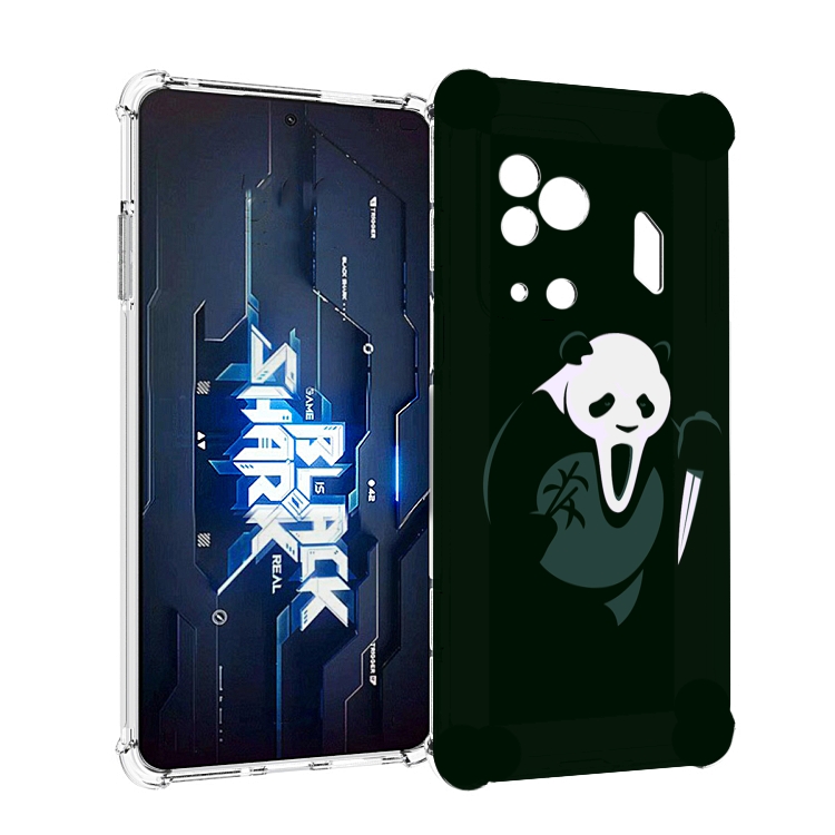 

Чехол MyPads Панда-крик для Xiaomi Black Shark 5 Pro, Прозрачный, Tocco