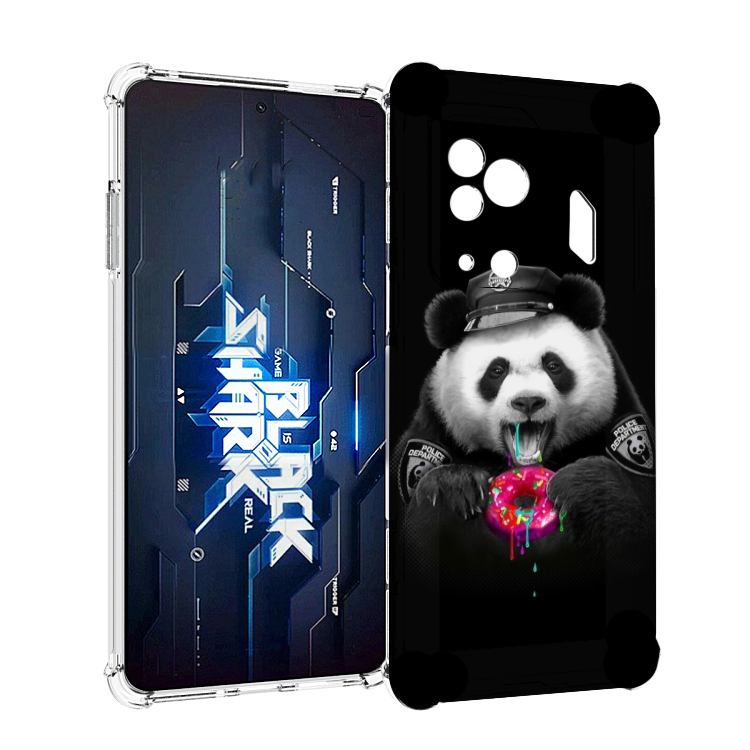 

Чехол MyPads Панда-с-пончиком для Xiaomi Black Shark 5 Pro, Прозрачный, Tocco