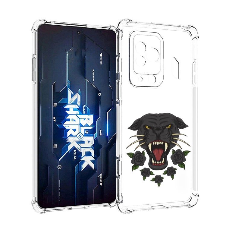 

Чехол MyPads Пантера для Xiaomi Black Shark 5 Pro, Прозрачный, Tocco
