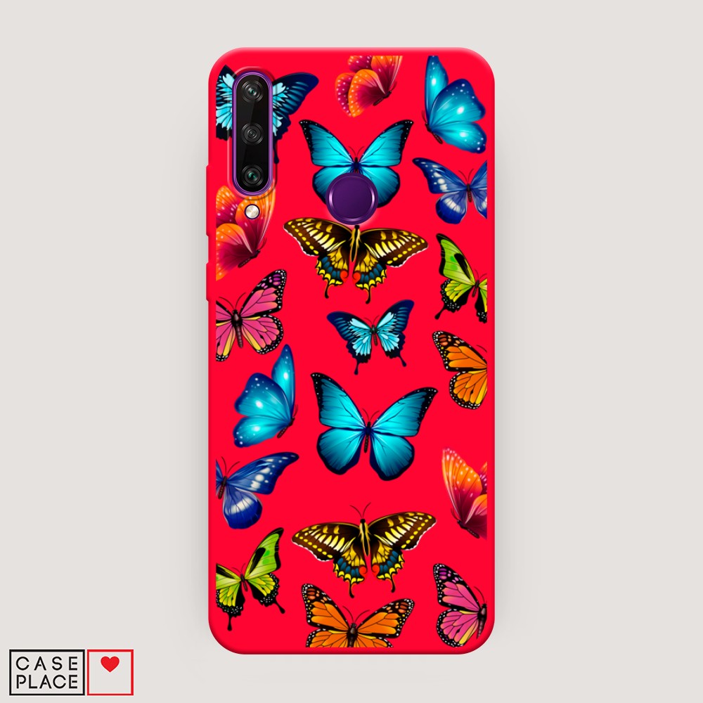

Матовый силиконовый чехол "Звездочки графика белая" на Huawei P30, Звездочки графика белая