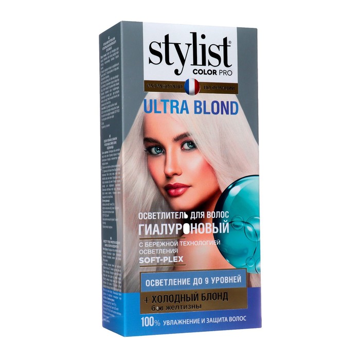 

Осветлитель для волос Stylist Color Pro Ultra Blond гиалуроновый, холодный блонд 98 мл