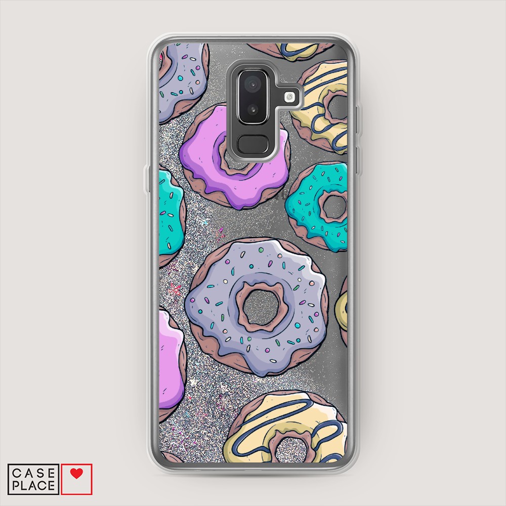 

Чехол Awog "Разноцветные пончики в глазури 2" на Samsung Galaxy J8, 26591-1