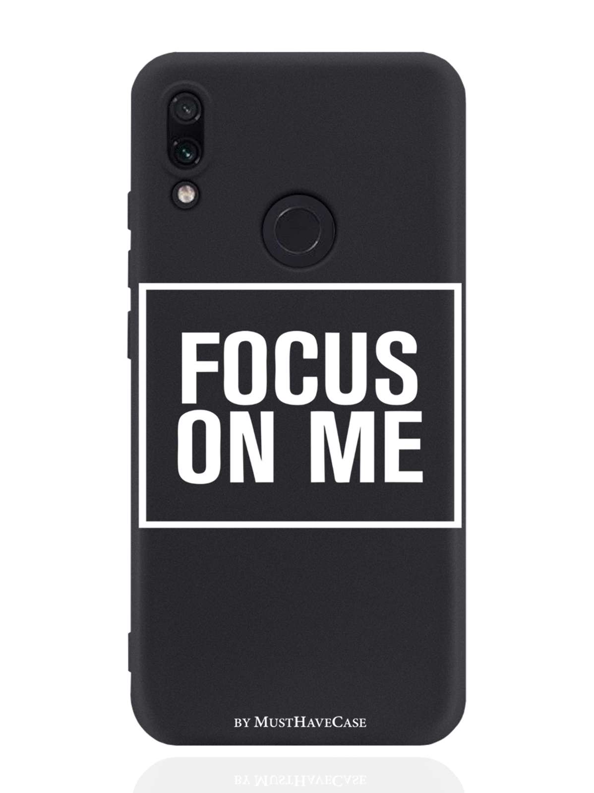 фото Чехол musthavecase для xiaomi redmi note 7 focus on me черный