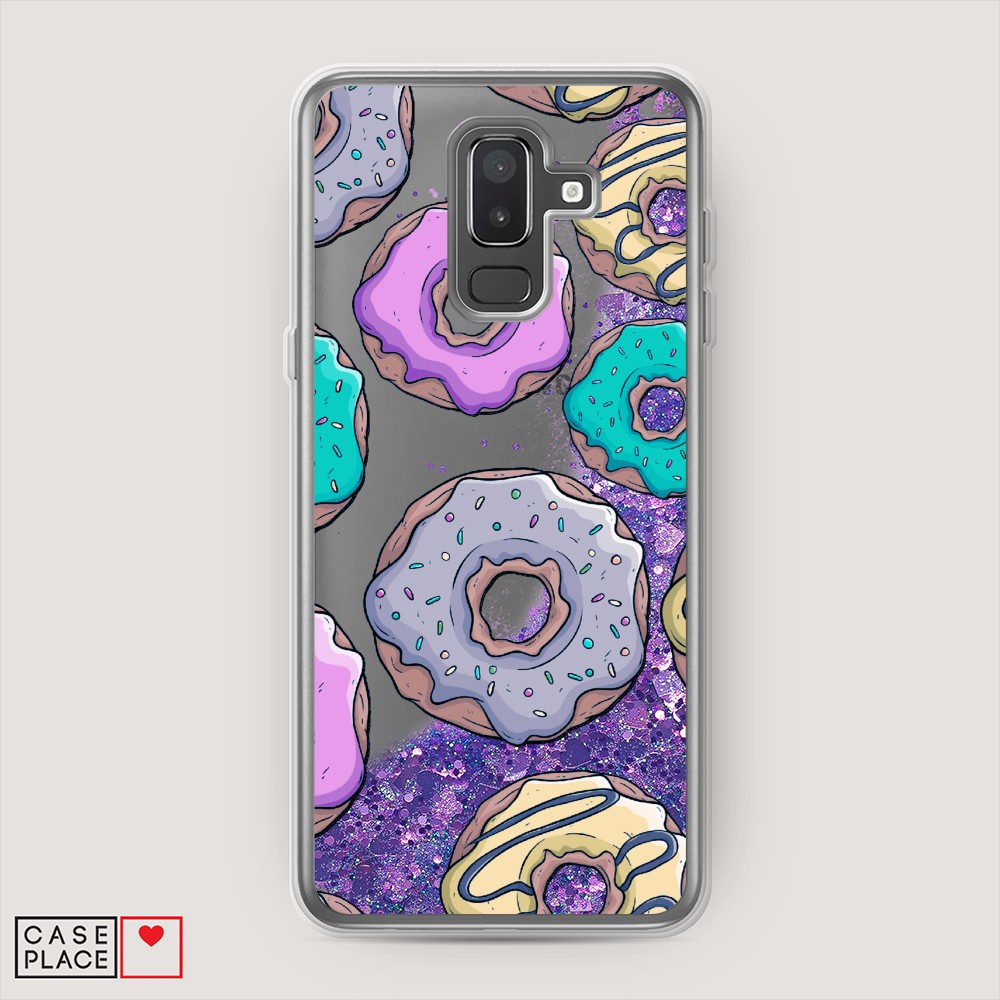 

Чехол Awog "Разноцветные пончики в глазури 2" на Samsung Galaxy J8, 26592-1