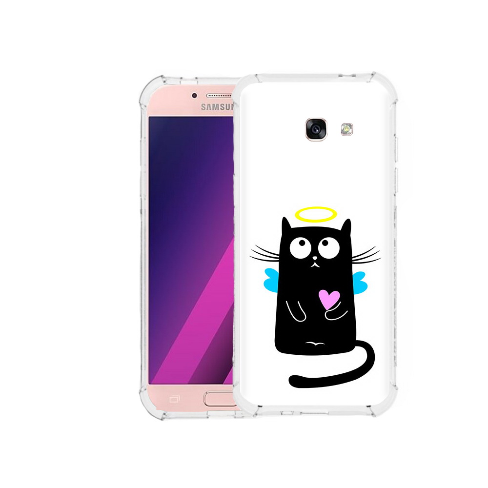 

Чехол MyPads Tocco для Samsung Galaxy A5 Кот ангелок (PT51293.578.96), Прозрачный, Tocco