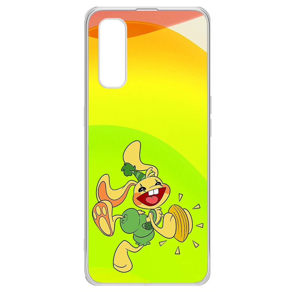 фото Чехол-накладка krutoff clear case хаги ваги - крольчонок бонзо для oppo find x2