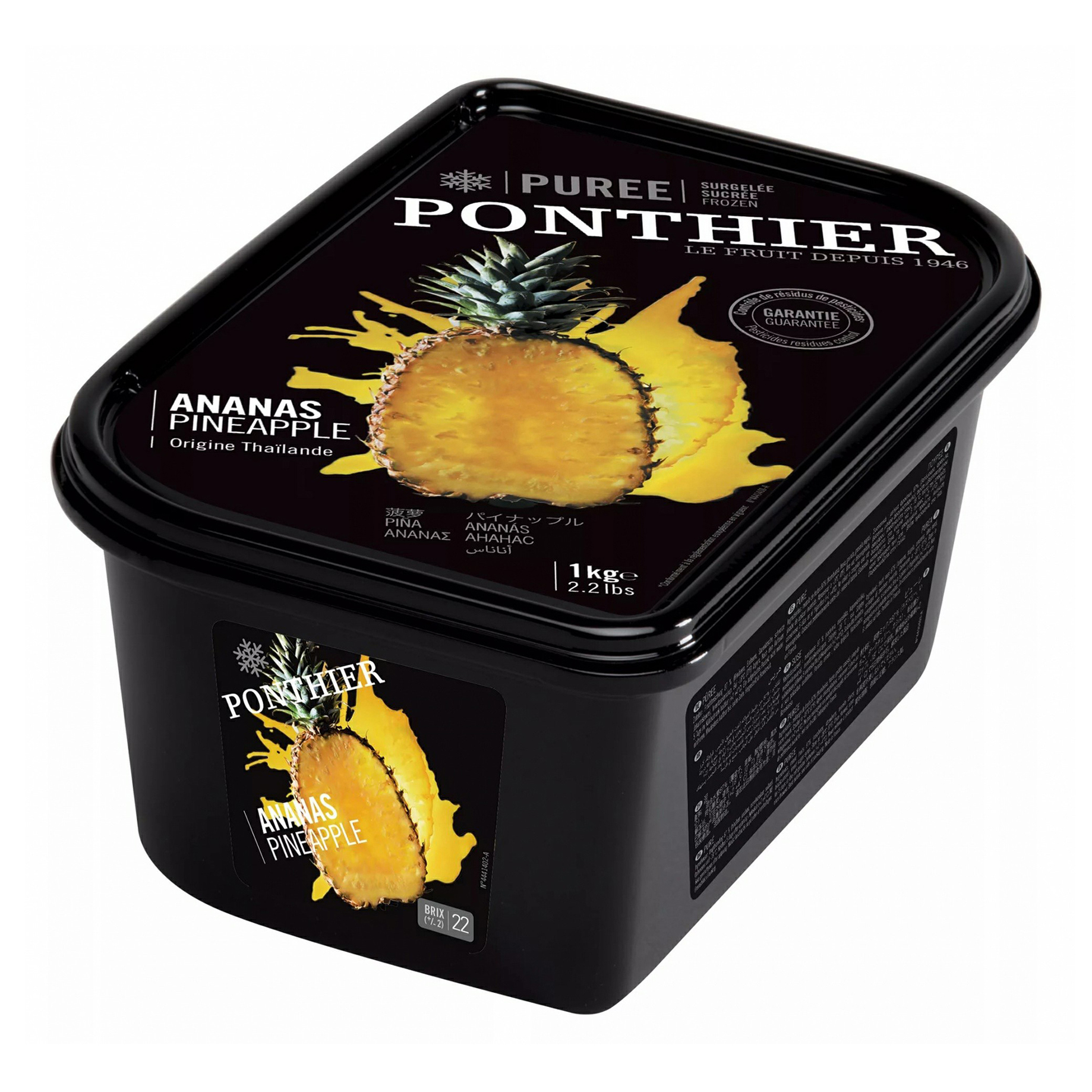 

Ананасы Ponthier пюре замороженные 1 кг