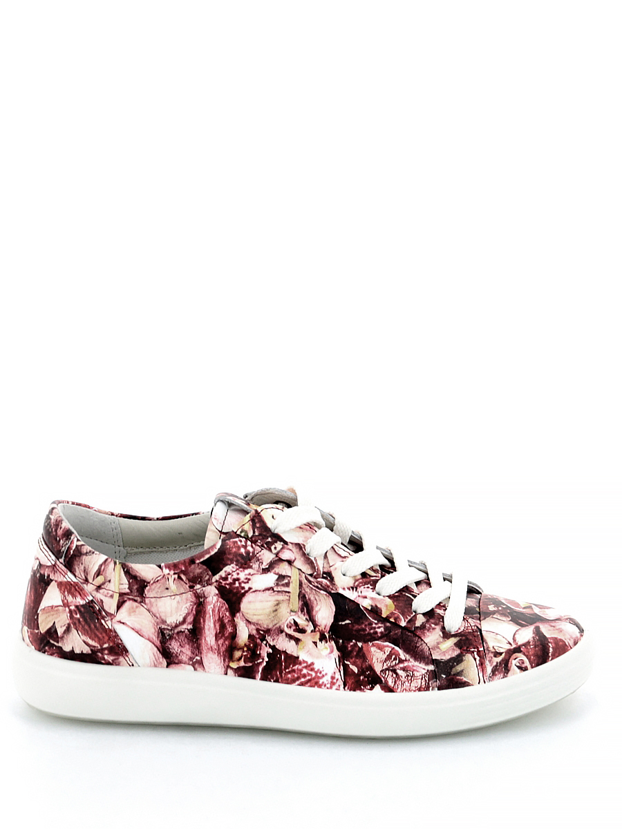 

Кеды женские ECCO 470303/60823 бордовые 5,5 UK, Бордовый, 470303/60823