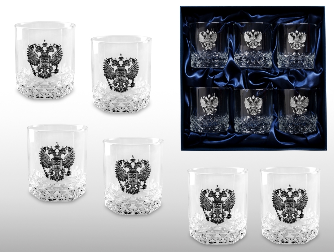 фото Набор бокалов для виски держава подарки от михалыча