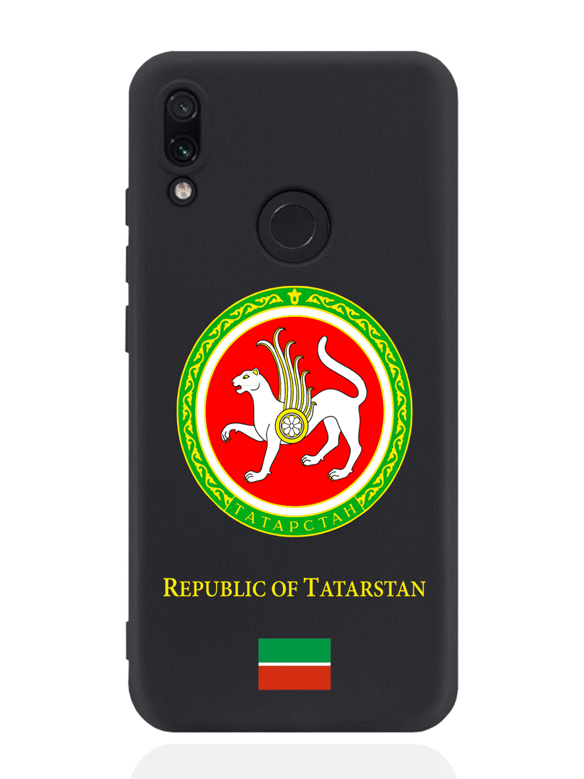 

Чехол SignumCase для Xiaomi Redmi Note 7 Герб Татарстана черный, Разноцветный