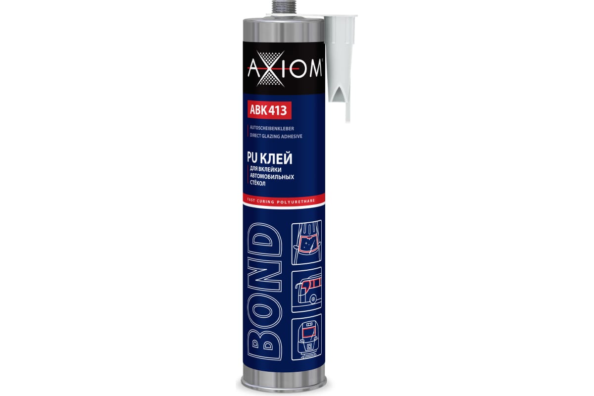 Клей для вклейки стекол 280мл axiom Axiom ABK413