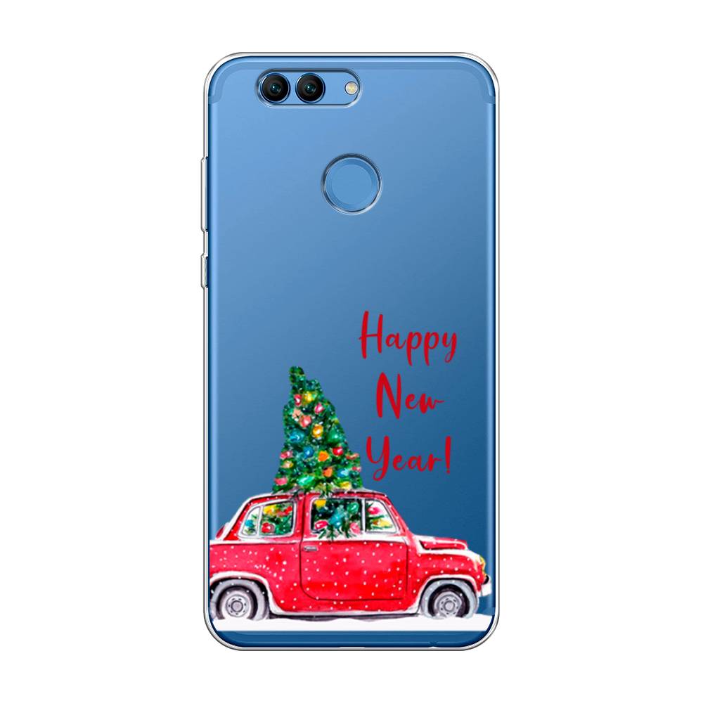 

Чехол на Huawei Nova 2 "Happy New Year", Красный;зеленый, 62950-5