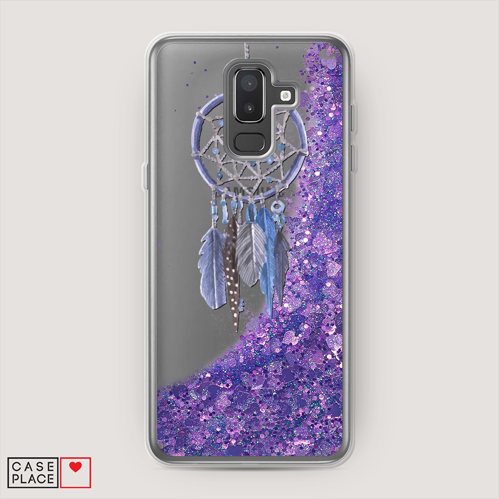 

Чехол Awog "Синий ловец снов акварель" на Samsung Galaxy J8, 26592-1