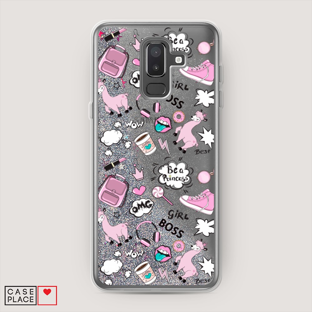 

Чехол Awog "Стильная лама" на Samsung Galaxy J8, 26591-1