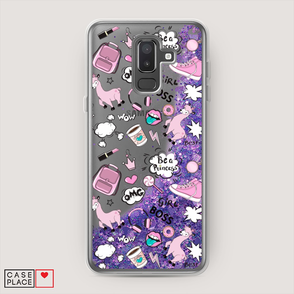 

Чехол Awog "Стильная лама" на Samsung Galaxy J8, 26592-1