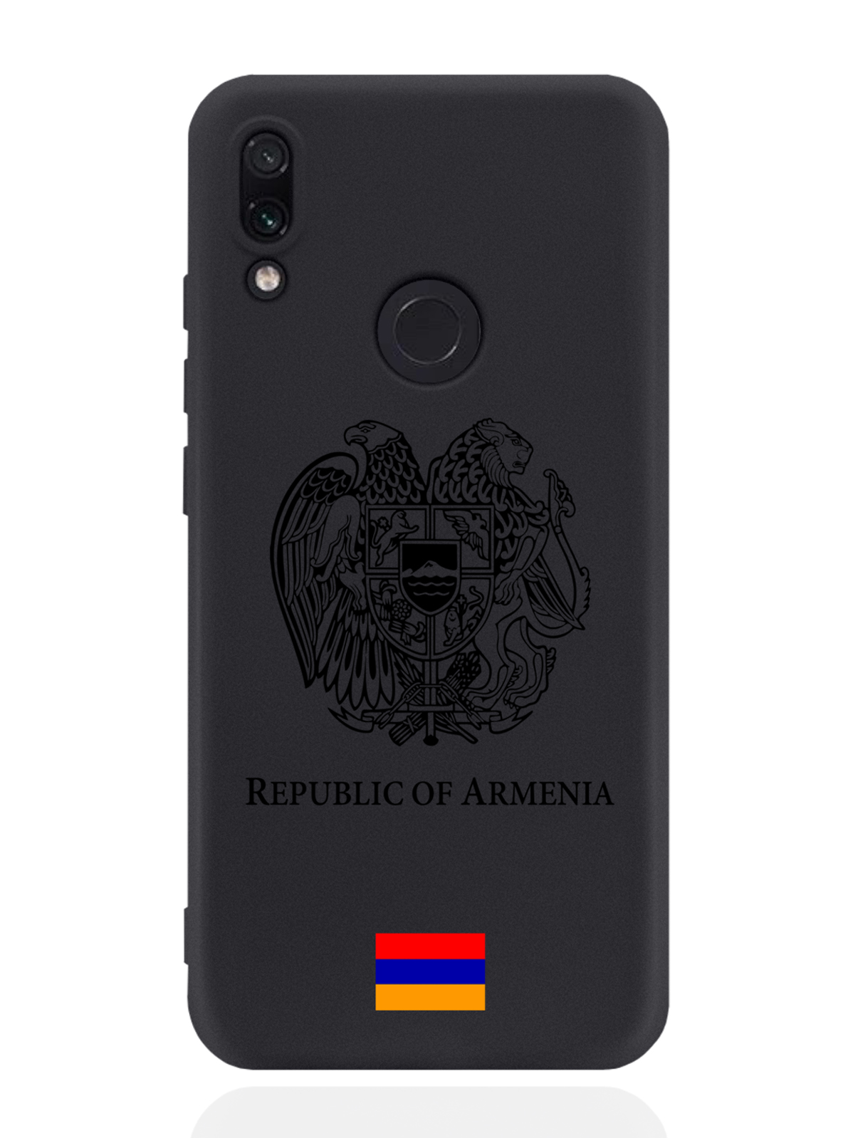 

Чехол SignumCase для Xiaomi Redmi Note 7 Черный лаковый Герб Армении черный