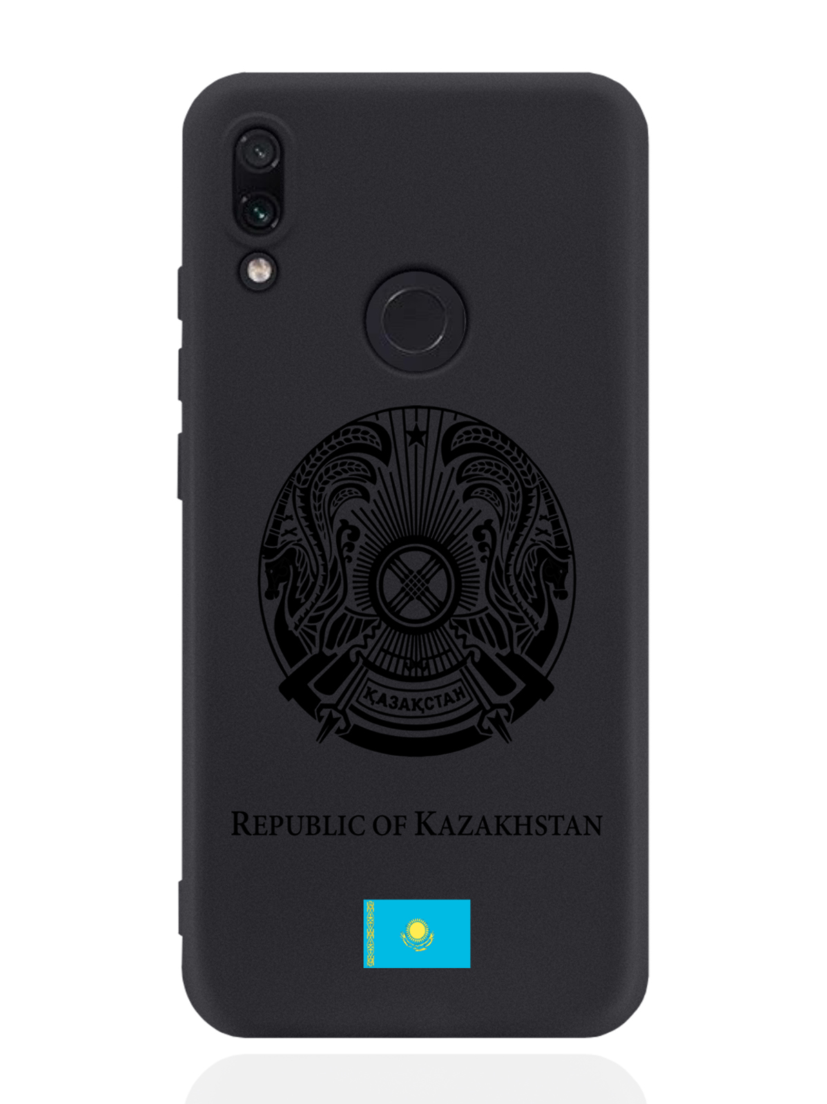 

Чехол SignumCase для Xiaomi Redmi Note 7 Черный лаковый Герб Казахстана черный