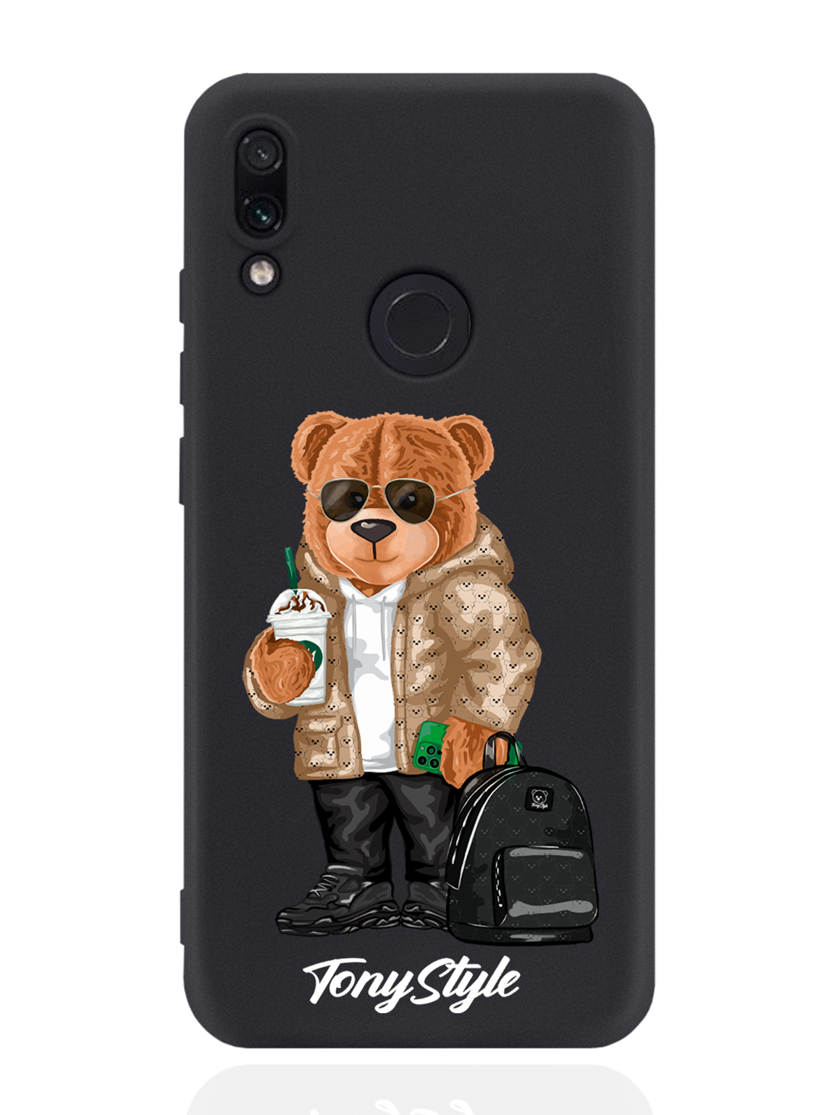 

Чехол Tony Style для Xiaomi Redmi Note 7 Tony Style в очках черный, Коричневый;черный;белый