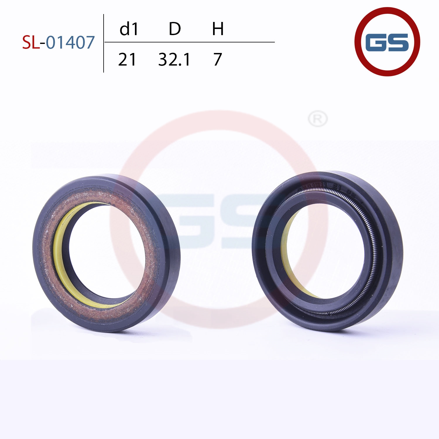 

Сальник рулевой рейки 21*32.1*7 (7V1) GS SL-01407