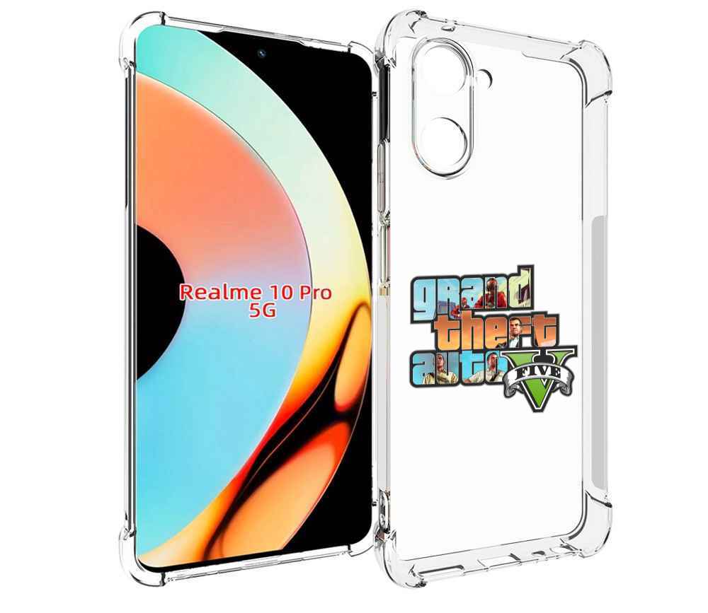 

Чехол бампер MyPads ГТА для Realme 10 Pro противоударный, Прозрачный, Tocco