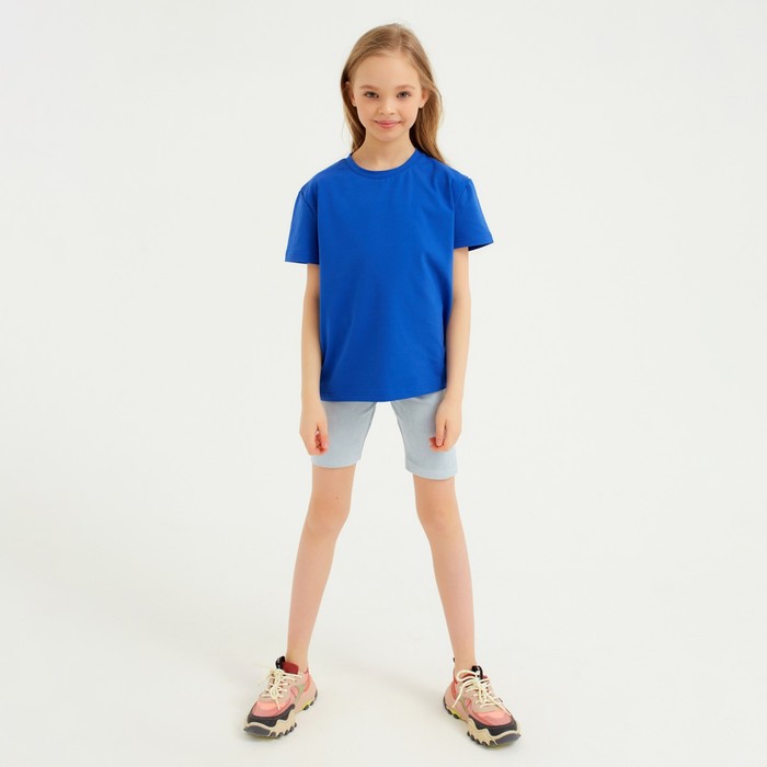 

Шорты (велосипедки) детские MINAKU: Casual Collection KIDS цвет голубой, рост 134, 000613361