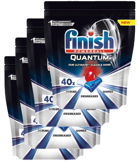 фото Капсулы для посудомоечной машины finish quantum ultimate, 40шт х 4 упаковки