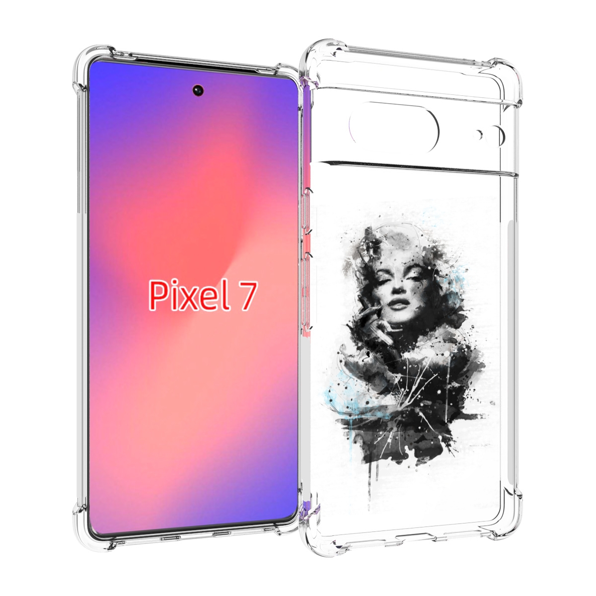 

Чехол Mypads Мерлин Монро Загадочная Женский Для Google Pixel 7, Прозрачный, Tocco