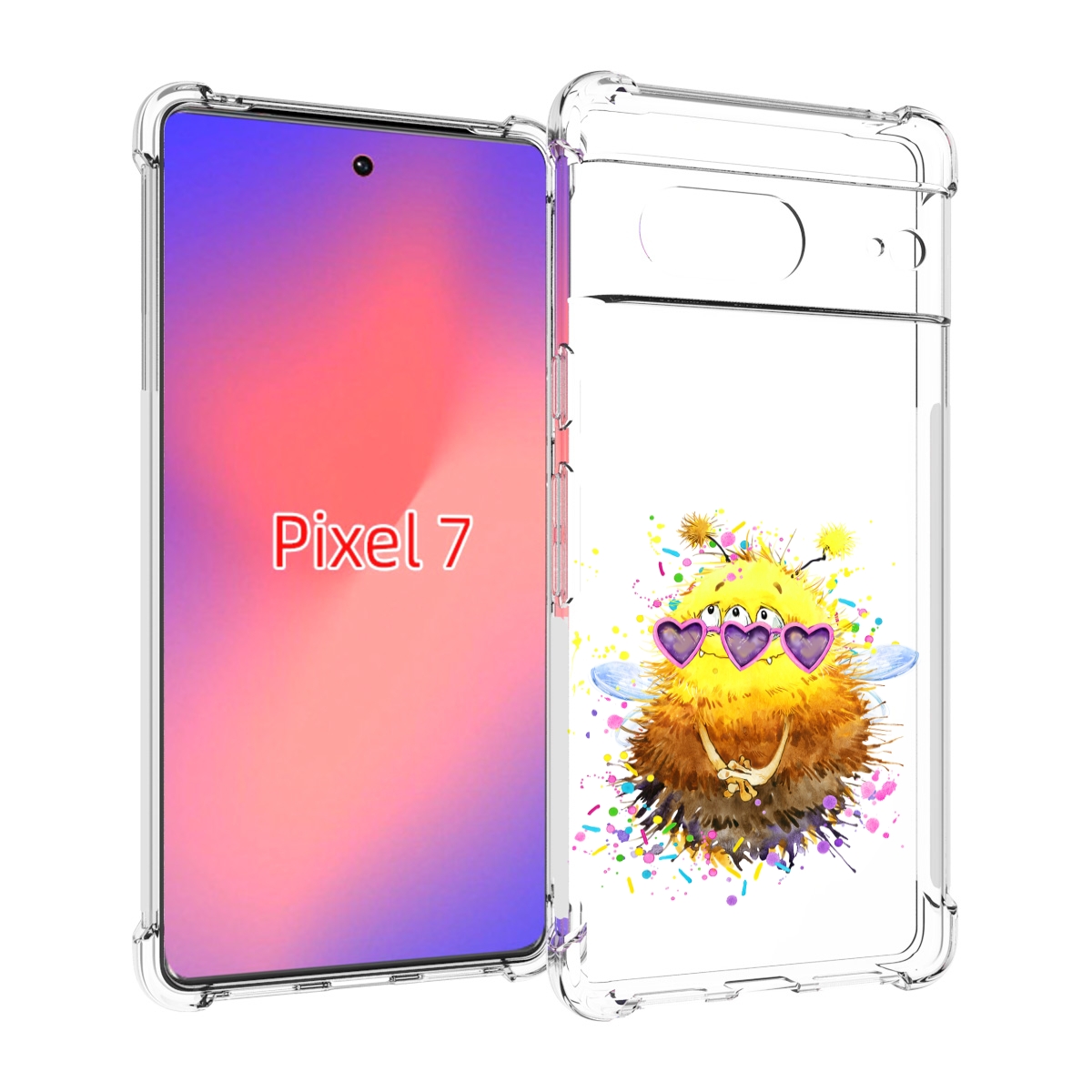 

Чехол Mypads Пушитый Шмель Для Google Pixel 7, Прозрачный, Tocco