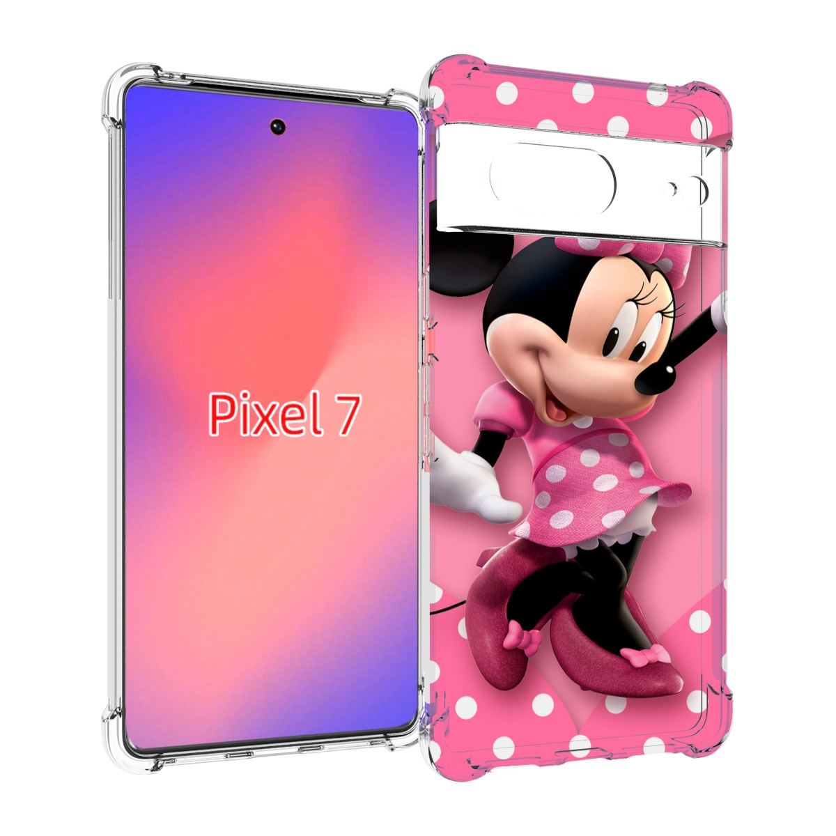 

Чехол Mypads Минни-Маус-В-Сердце Женский Для Google Pixel 7, Прозрачный, Tocco