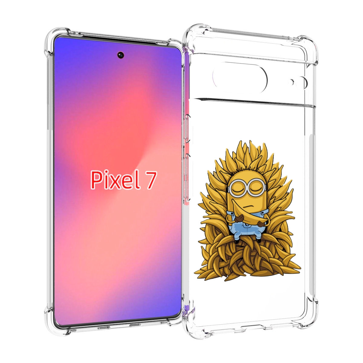 

Чехол Mypads Миньон С Бананами Для Google Pixel 7, Прозрачный, Tocco
