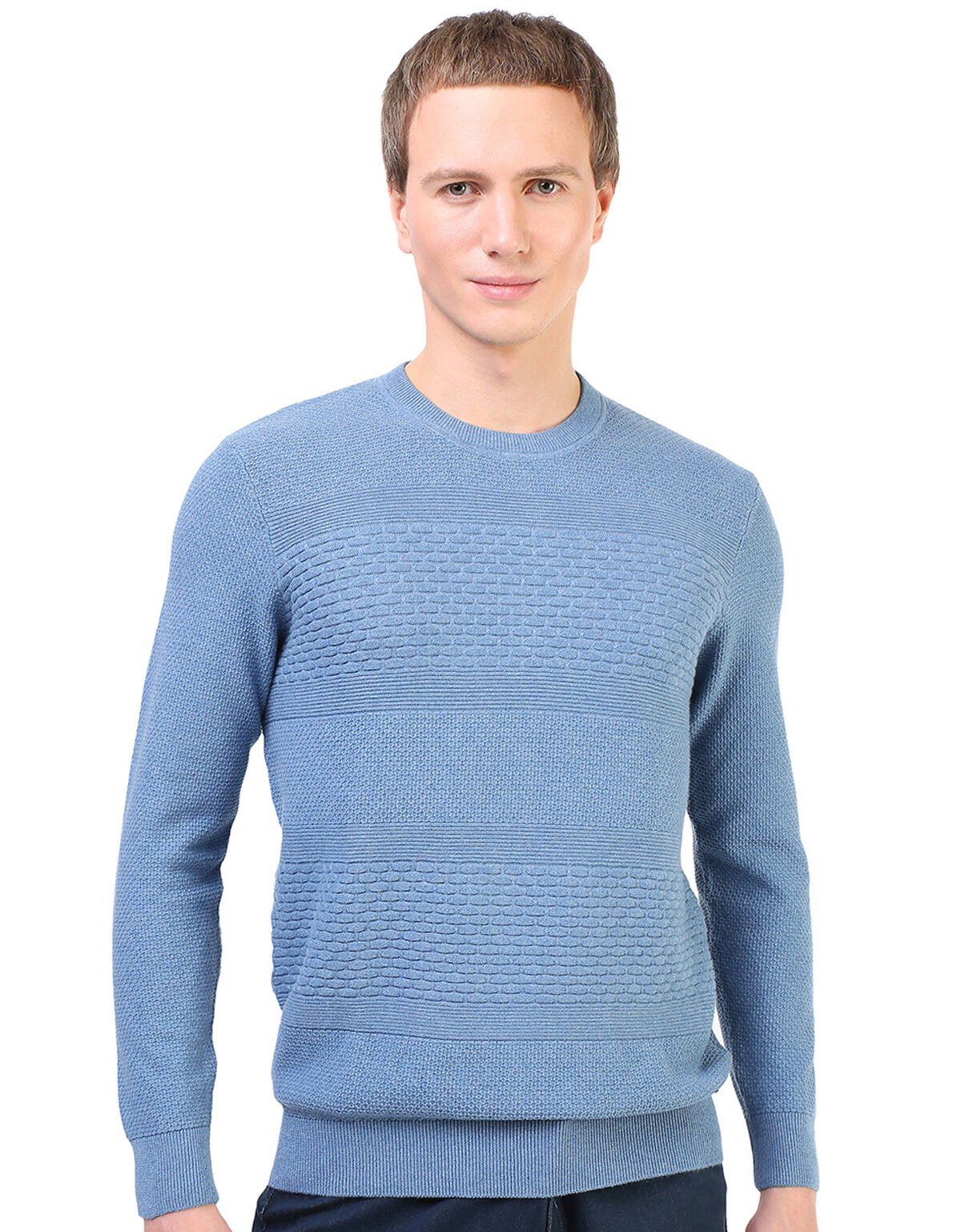 

Джемпер мужской 63121596 MARVELIS голубой 3XL, 63121596