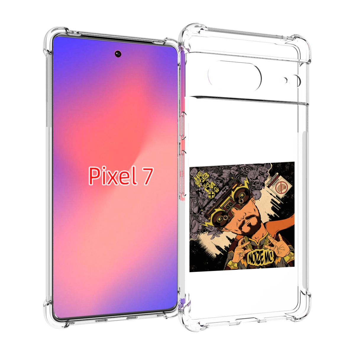 

Чехол Mypads Неразбериха Noize Mc Для Google Pixel 7, Прозрачный, Tocco