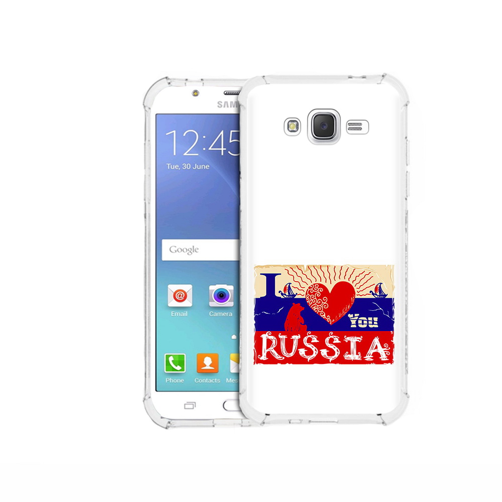 

Чехол MyPads Tocco для Samsung Galaxy J5 (2015) Люблю Россию (PT15272.579.112), Прозрачный, Tocco